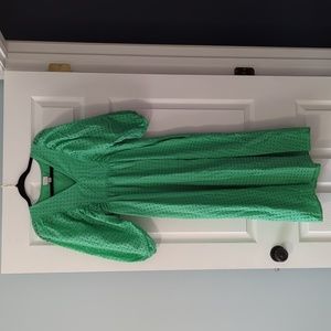 A New Day dress green eyelet size xsmall